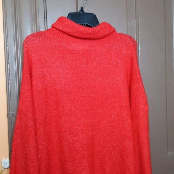 H&M Women's Size M Red Turtleneck Sweater - Picture 5 of 12